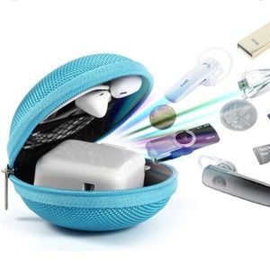 Portefeuille Mini Zipper Earphones Carrying Case